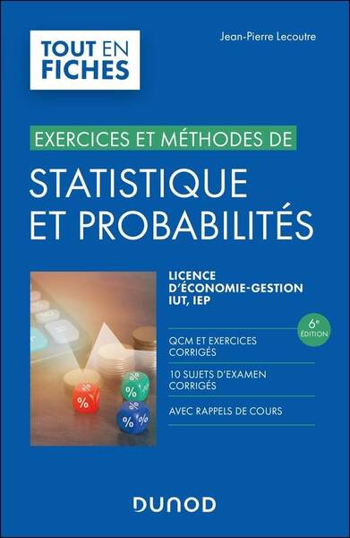 Exercices et méthodes de statistique et probabilités