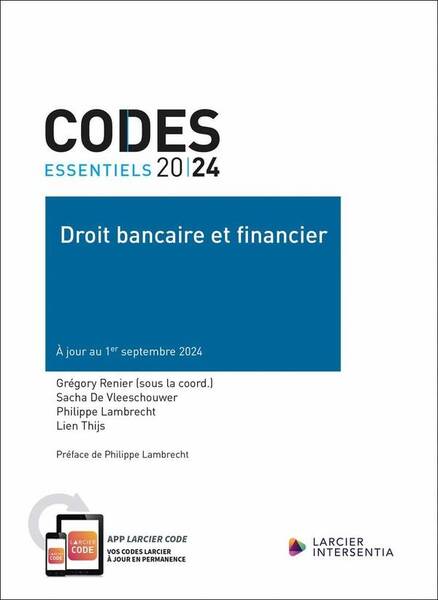 Code essentiel droit bancaire et fi