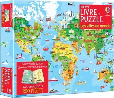 Les Villes Du Monde - Coffrets Livre Et Puzzle