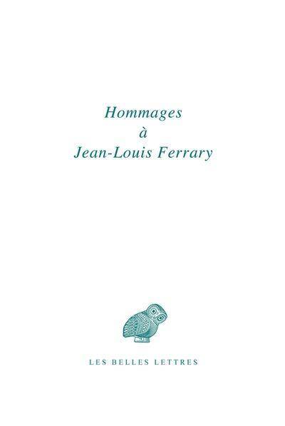 Hommages a Jean-Louis Ferrary