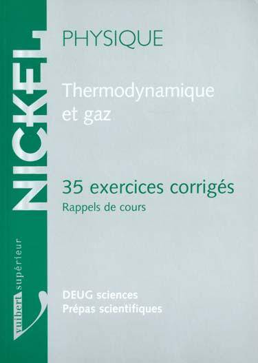 Physique Thermodynam et Gaz 35 Ex Corr