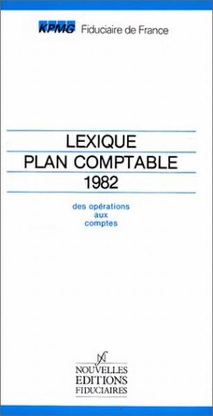 Lexique Plan Comptable 1982 ; des Operations aux Comptes