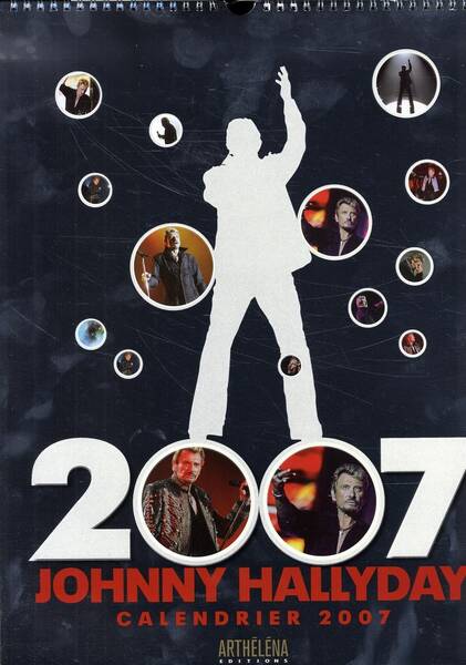 Calendrier Johnny Hallyday 2007