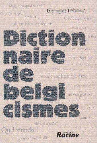 Dictionnaire des belgicismes