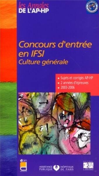 Concours D Entree en Ifsi Culture Generale Sujets et Corriges 2003;200