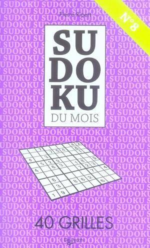 Le Sudoku du Mois D'Aout