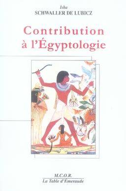 Contribution a l'Egyptologie
