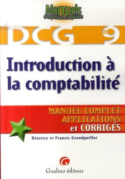 Introduction a la Comptabilite Dcg9 Manu