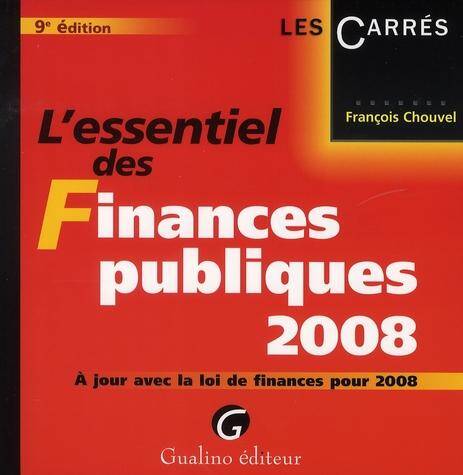 Essentiel des Finances Publi 2008 9eme E