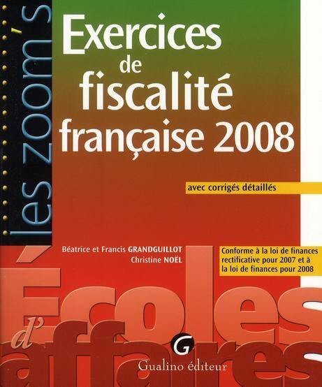 Exercices de Fiscalite Francaise 2008 Av