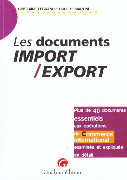Les Documents Import-Export