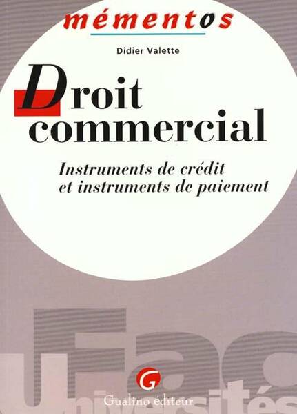 Mementos - Droit Commercial Instruments