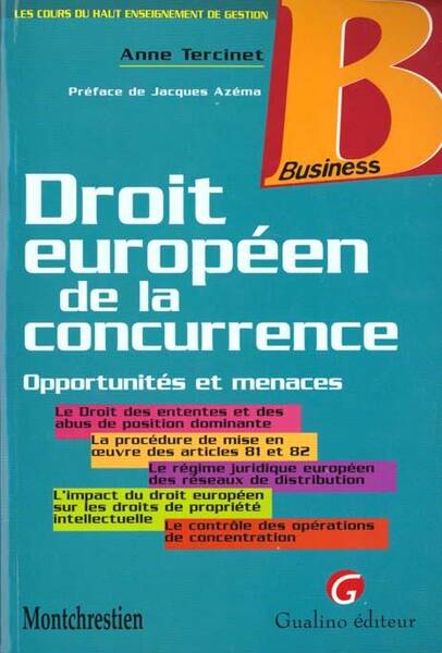 Droit Europeen de la Concurrence