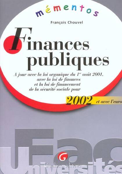Mementos - Finances Publiques 2002