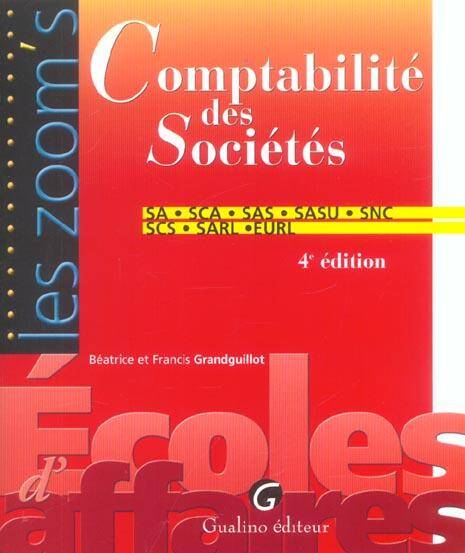 Comptabilite des Societes (4e Edition)