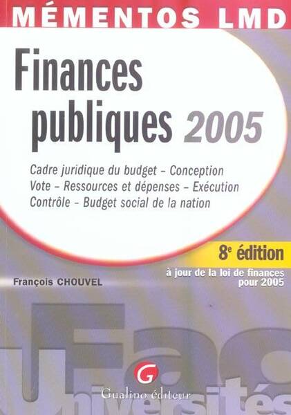 Memento - Finances Publiques 2005