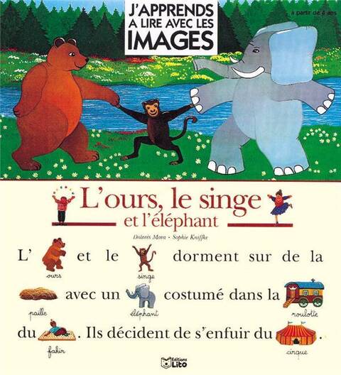 L'ours le singe et l'elephant