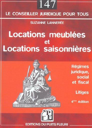 Locations Meublees et Locations Saisonnieres Regimes Juridique,