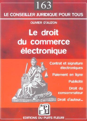Le Droit du Commerce Electronique.contra