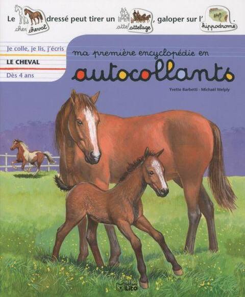 Ma première encyclopédie en autocollants, dès 4 ans: le cheval