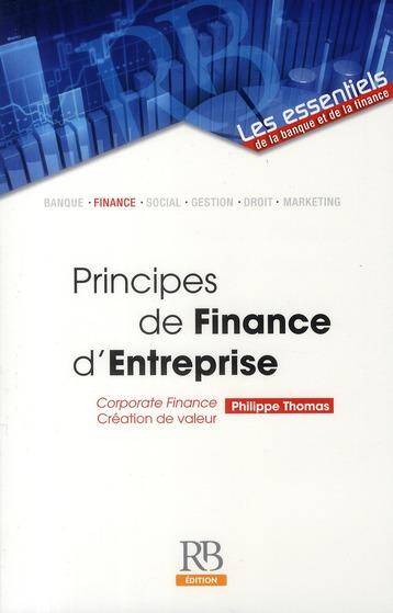 Principes de Finance D Entreprise Anc Ed