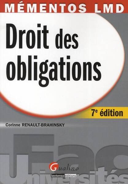 Droit des Obligations (7e Edition)