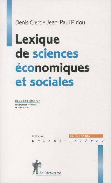 Lexique de sciences économiques et sociales