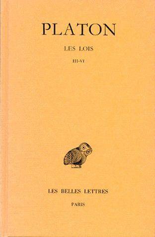 Les Lois T.11 ; Deuxieme Partie ; Livre Iii-Vi