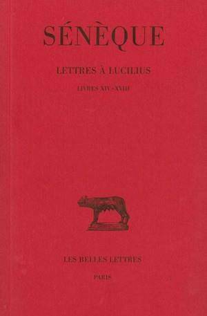 Lettres a Lucilius T.4