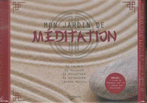 Mon jardin de méditation: coffret livre + jardin zen miniature