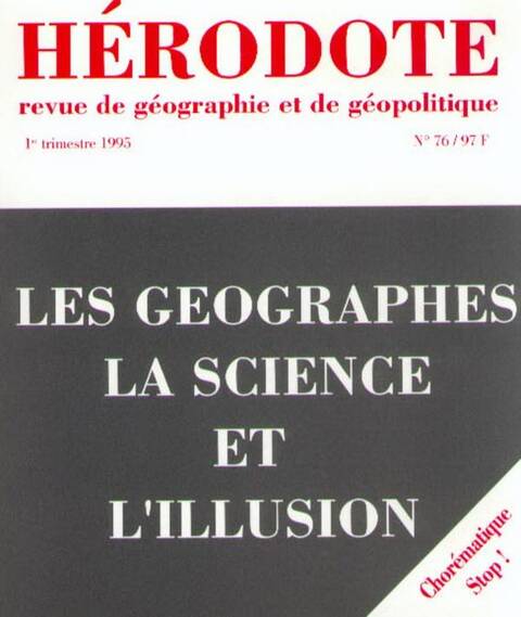 Revue Hérodote: No 76, 1er trimestre 1995