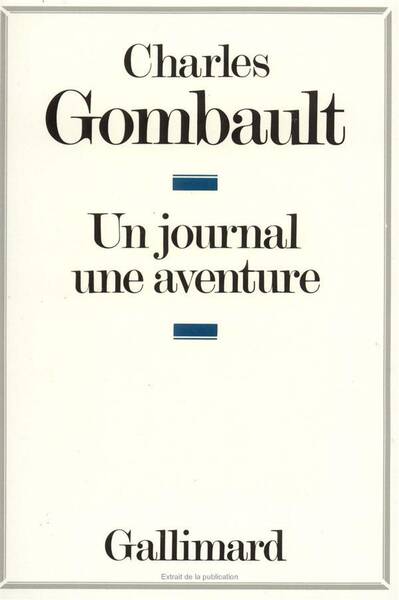 Une journal, une aventure