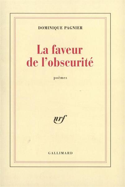 La faveur de l'obscurité