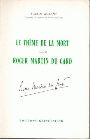 Theme Mort Chez R.m.du Gard Bfr C 27(le)