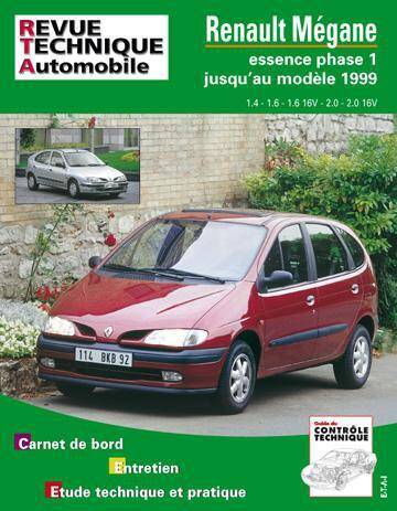 Revue Technique Automobile Renault Megane et Senic Essence
