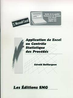 Application de Excel au Controle Statistique des Procedes Outils de