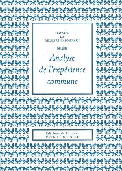 Analyse de l'Experience Commune