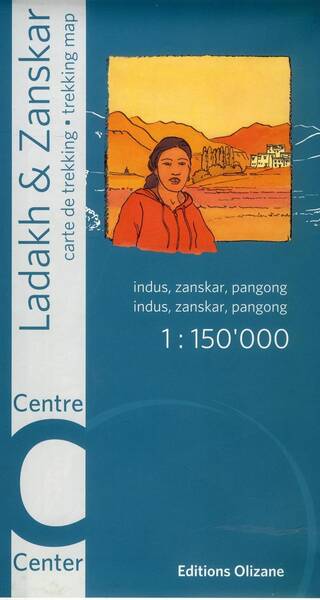 Carte Ladakh-Zanskar Centre Nouvelle Edition