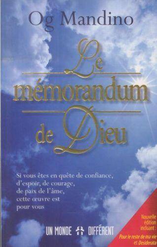 Le mémorandum de Dieu