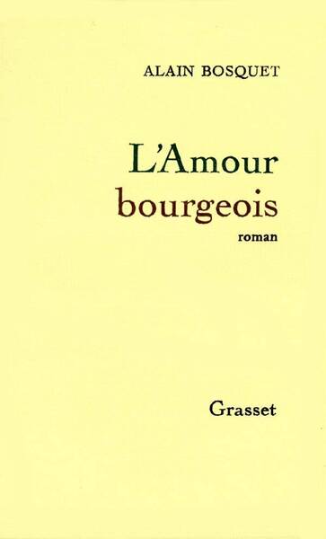 L amour bourgeois