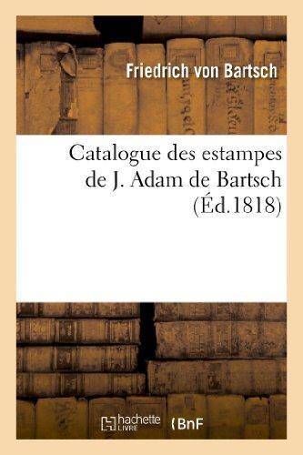 Catalogue des estampes de j. adam