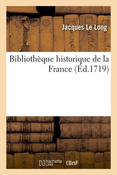 Bibliotheque historique de la