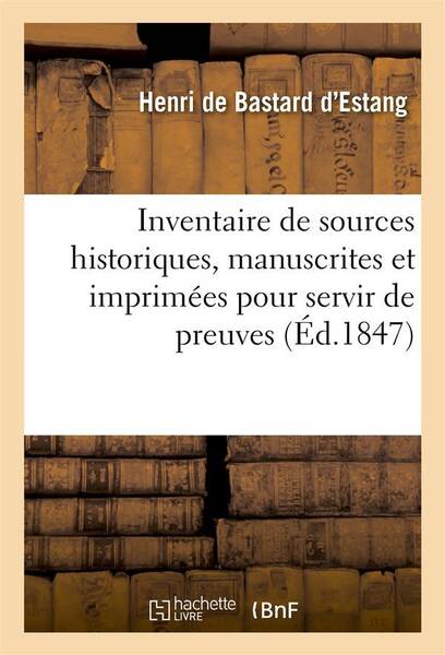 Inventaire de sources