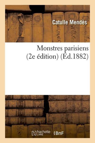 Monstres parisiens 2e edition