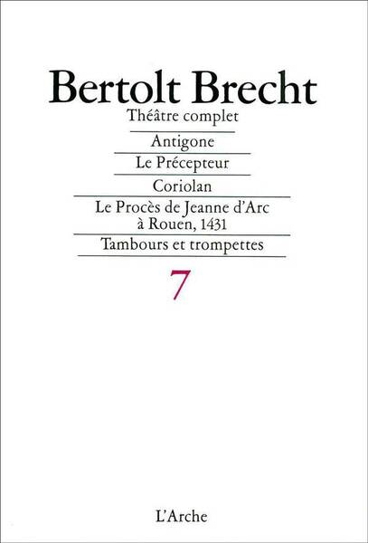 Theatre Complet Tome 7