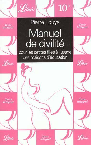 Manuel de civilité pour les petites filles à l'usage des maisons