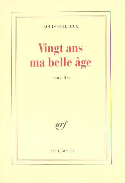 Vingt ans ma belle âge