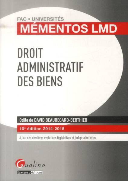 Droit Administratif des Biens (10e Edition)