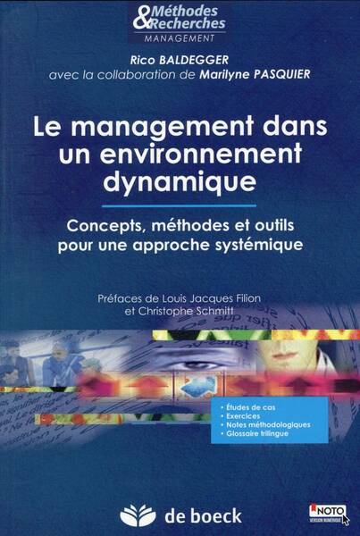 Le Management Dans un Environnement Dynamique Concepts, Methodes et