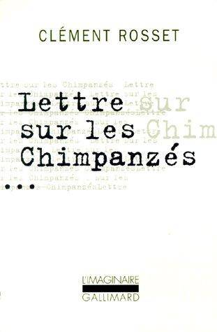 Lettre sur les chimpanzés